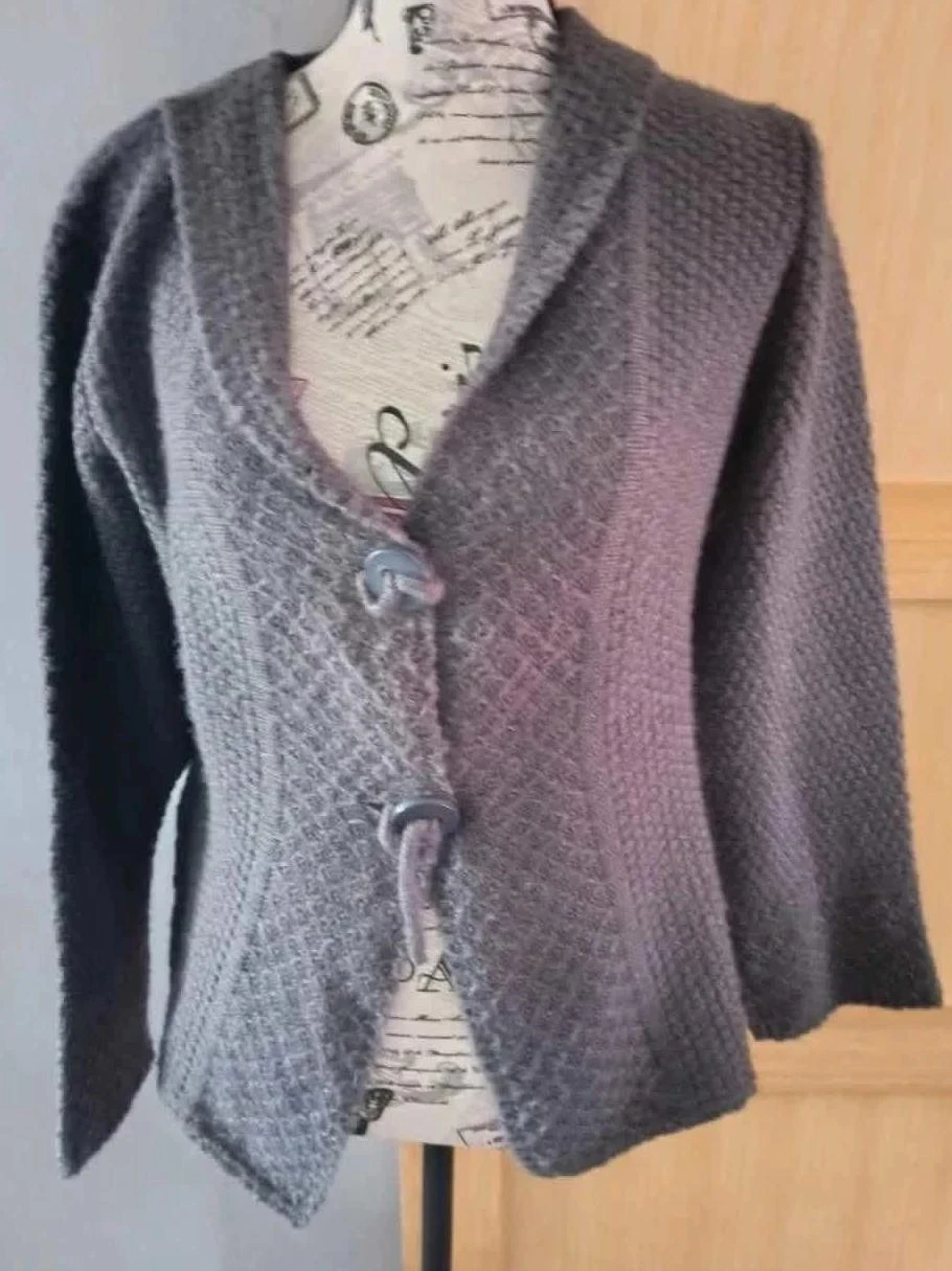 Cardigan épais marron, Damart T40
